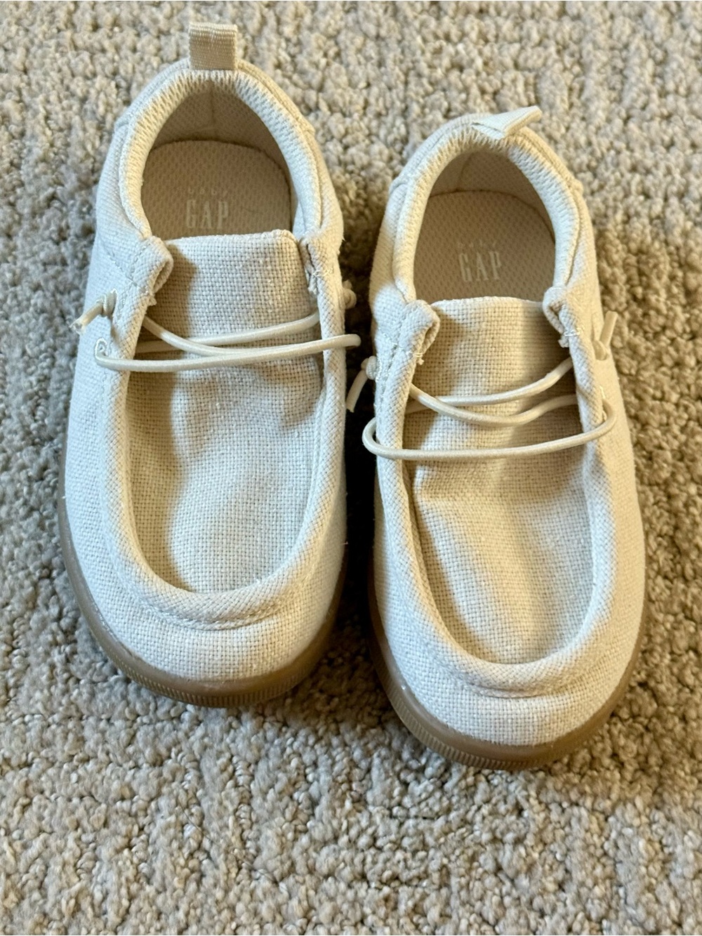 GAP Kids TB Moc Sneakers Bedrock Beige Size 8